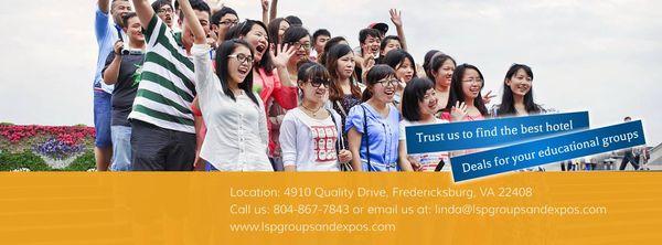 Trust us to find the best hotel deals for your groups!