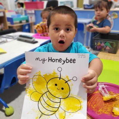 My grandson in the Honeybees class.