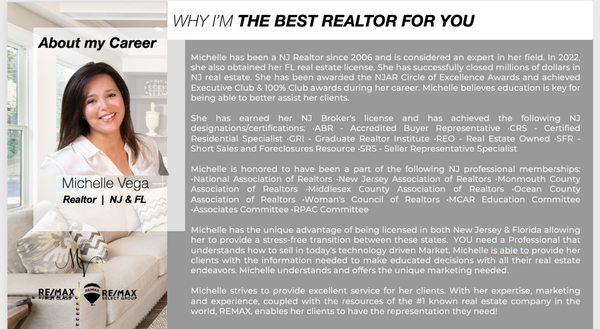 Why I'm the best Realtor for you!