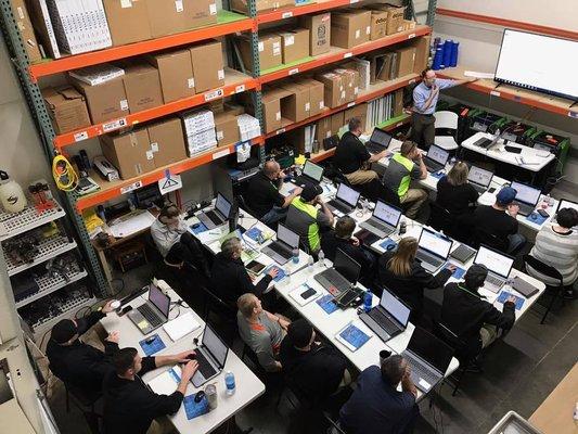 We believe in training.