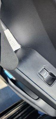 Random debris in the door