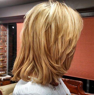 Base color and two color foil technique.