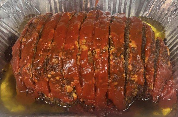 our famous homemade meatloaf