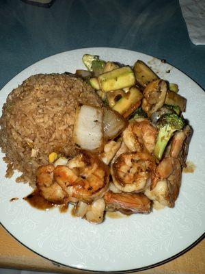 Shrimp hibachi