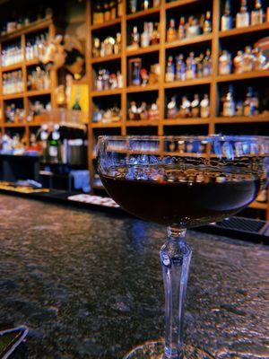 Manhattan at the bar