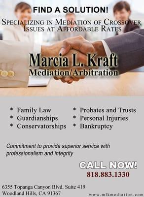 CALL NOW! (818) 883-1330 | www.mlkmediation.com
