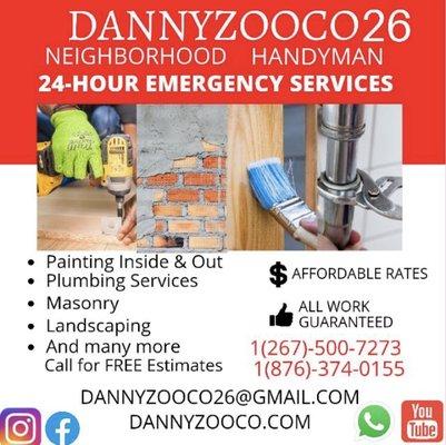 Dannyzooco Neighborhood Handyman Service