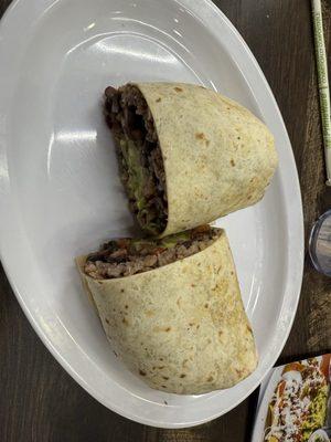 Mushroom burrito
