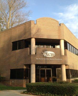 Our Main Office in Cary. 201 Convention Drive. Right next to the NC Baptist Convention building.