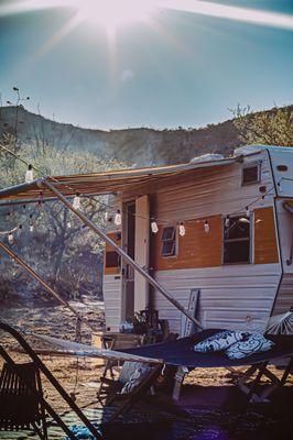 The Queen Bee Glamper, 1st available accommodation at Rather Bee Glamping