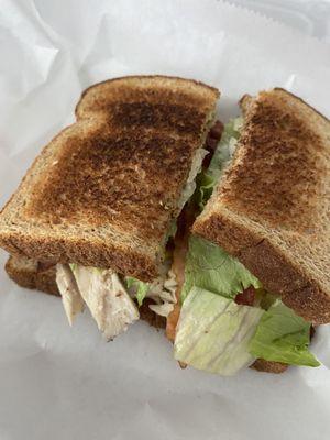 Chicken bacon ranch sandwich