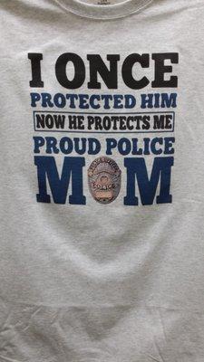Shirt examples for Police Families