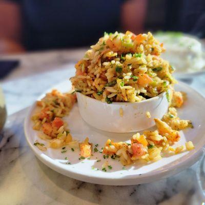 Crawfish fried rice