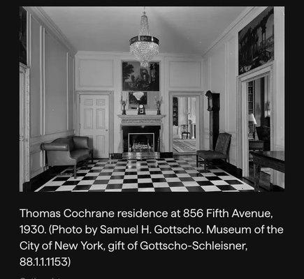 Thomas Cochrane Residence