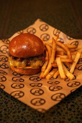 Smash Burger and Fries