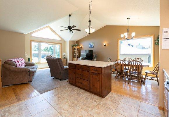 Vaulted Ceilings Make For Open Spaces