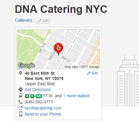 DNA Catering NYC