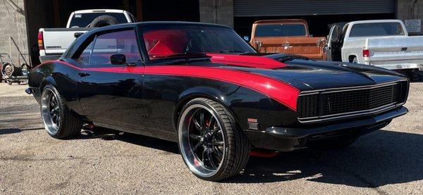 1968 Supercharged Camaro. Auctioned at Barrett-Jackson January 2023.