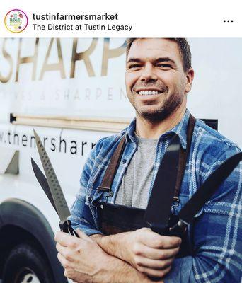 Alan Schroeder sharpens your knives