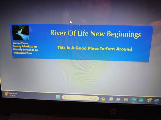River Of Life New Beginnings