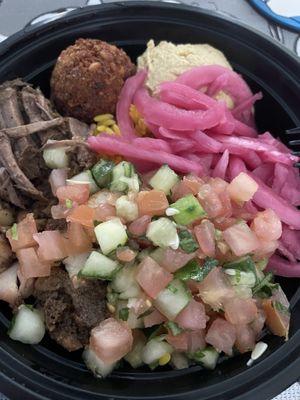 Mix Grill Bowl from Mediterranean Grain Bowls