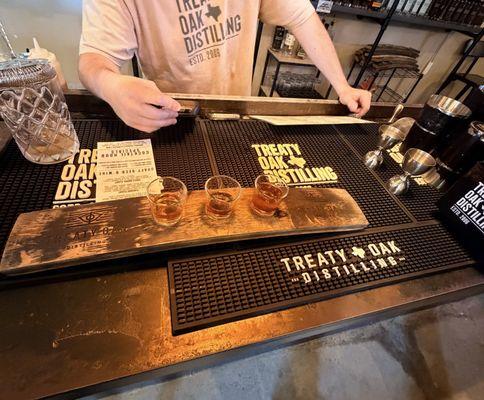 Our sampling flight.