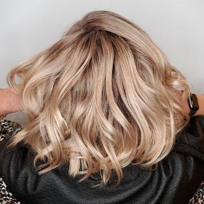 Blonde highlights