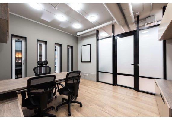 Janitorial services: Cleaned meeting room