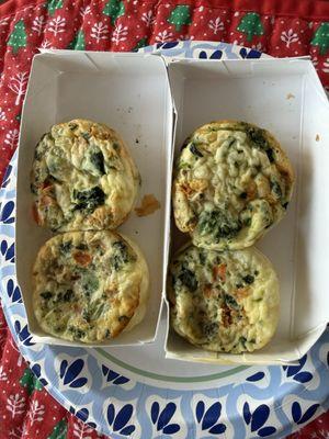 Tomato egg bites for us.