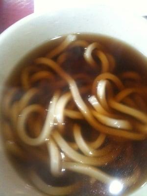 This is there Udon no veggies or anything on top :(