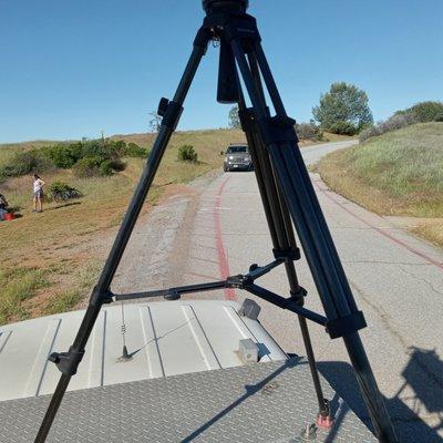 Using my vans camera platform to get high level shots not otherwise available.