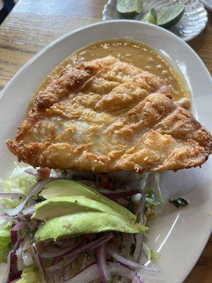 Filete de pescado ( almuerzo )
