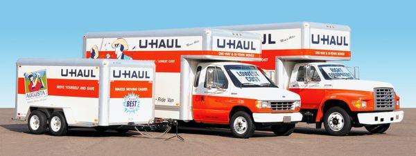 We have U-Haul trucks and trailers!