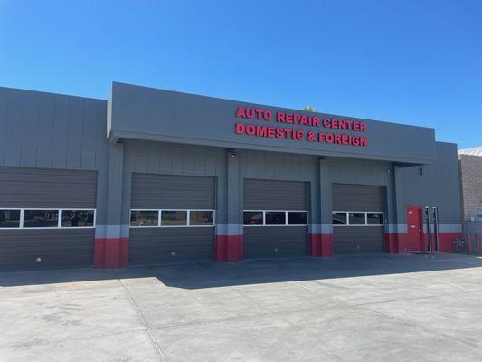 Enter through red door