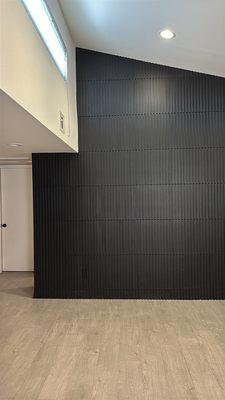 Installation of wall panels