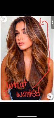 This was what I asked for