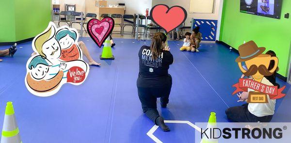 Coach, Marisol, doing what she does best, being AWESOME! We love Coach Marisol so much!