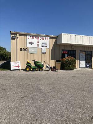 Outside of business establishment