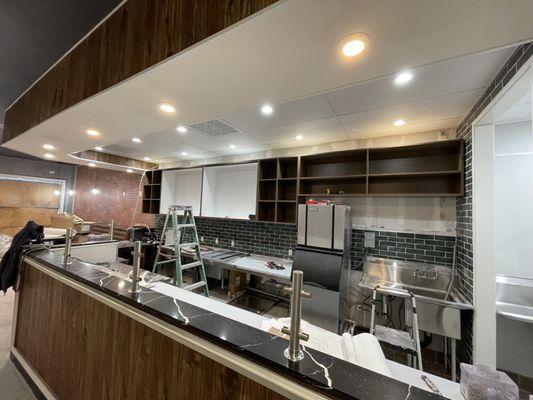 Factory Tea Bar, San Fernando Valley
Millwork and upholstery