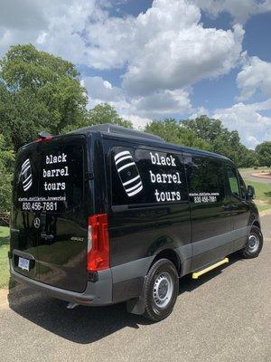 Our Luxury Vehicles! WE'll pay for all tastings and pick you up and drop you off at your hotel! Call us today!