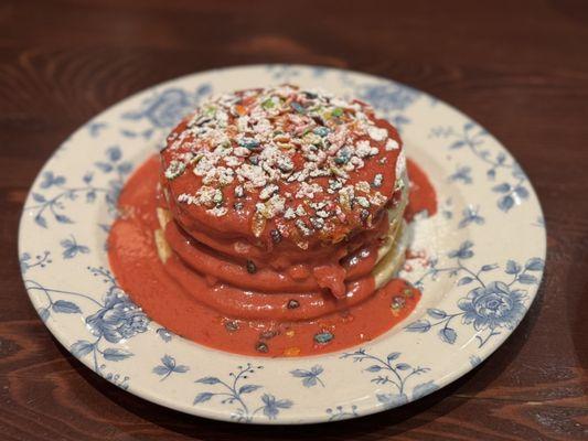 Fruity Pebble Pancakes