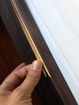 Damage of the bed before the delivery guys even left