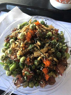 Okinawa with crunchy onions