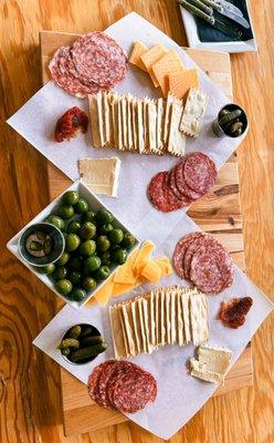 Bring me your finest meats and cheeses (plus you need to get the marcona almonds and olives)
