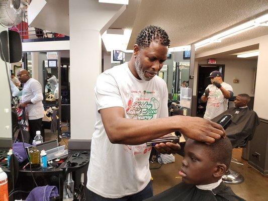 Donnell giving back to the community.