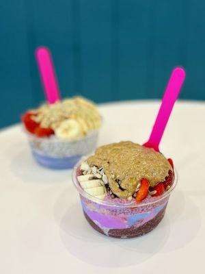 Ube Dream Bowl; Cali Bowl