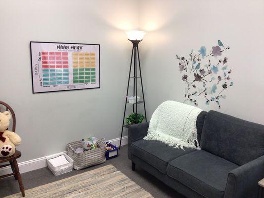Stained Glass Counseling inside office