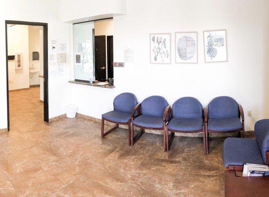 check in/waiting room