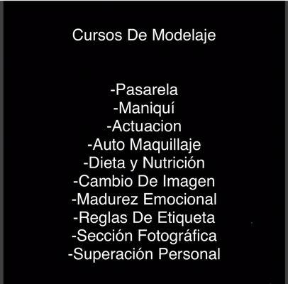 Clases de Modelaje