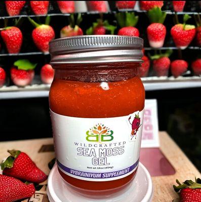 Bottled Botanicals Strawberry Sea Moss.